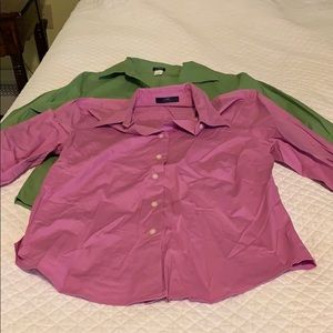 Lot of 2 J. Crew button up shirts